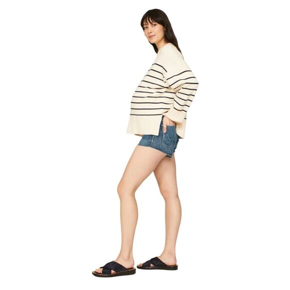 Hudson Jeans Gemma Mid Rise Maternity Denim Shorts Size 29 NWT - Picture 1 of 8